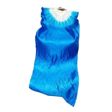 1.8m /70 inch Colorful Belly Dancing Silk Bamboo Veils - Image 2